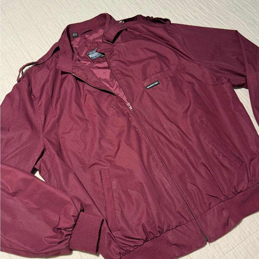 Members Only Burgundy Jacket (44L)